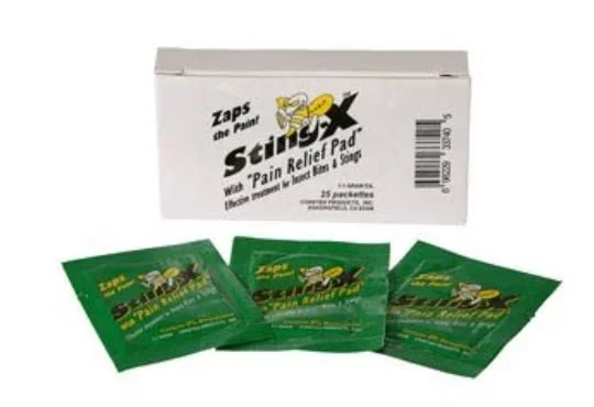 Sting X With Pain Relief Pad