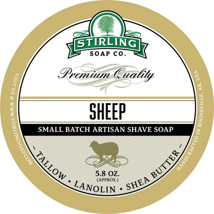 Stirling Soap Co. Sheep Tallow Shave Soap (5.8 oz) #10084150