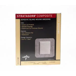 Stratasorb Composite Island Dressing, 6″ x 6″