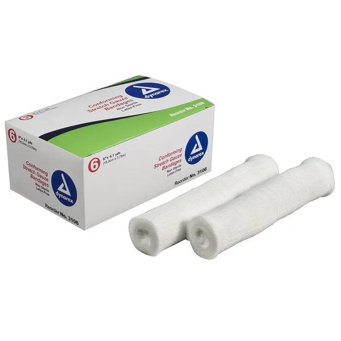 Stretch Gauze Bandage Roll 6″