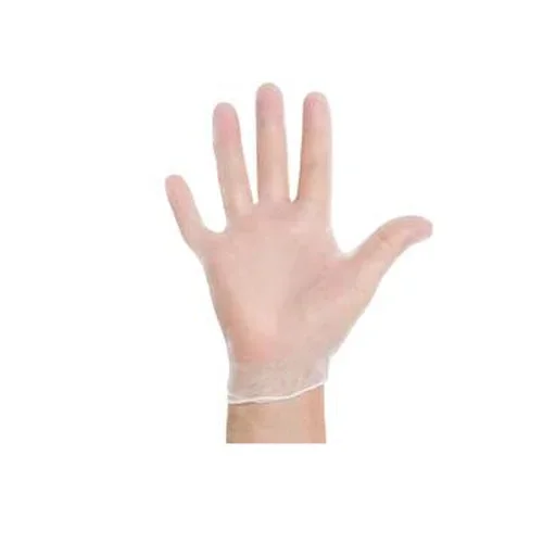 Strong Vinyl Exam Gloves Powder Free Large