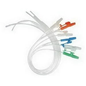 Suction Catheter, 18Fr w/Control Valve, 50/Cs