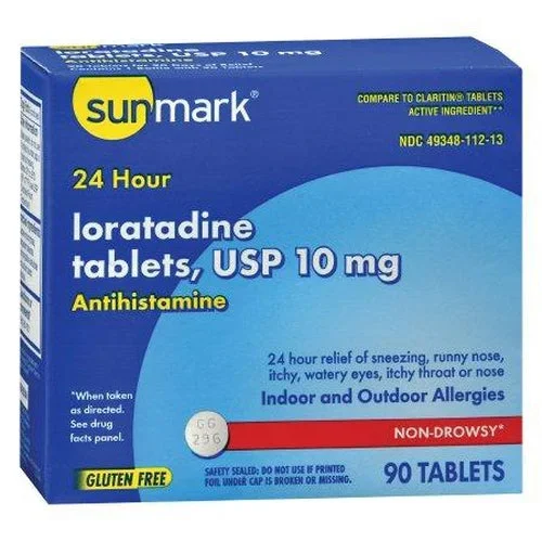 Sunmark Allergy Relief 10 mg Strength Tablet 90 Box