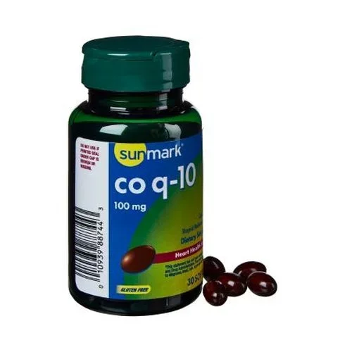 Sunmark Vitamin Supplement Coenzyme Q-10 Softgels 30 Bottle