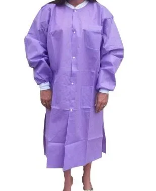 Sunrise Industries Lab Coat Raspberry X-Large Long Sleeves Knee Length – 3600-365XL