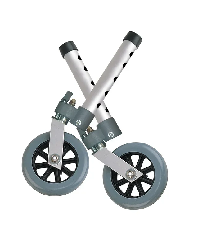 Swivel Lock Walker Wheels, 5″, 1 Pair