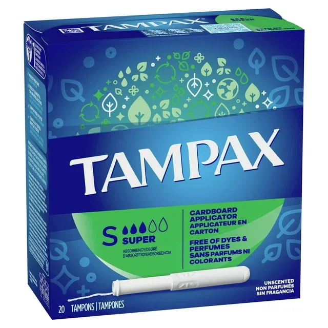 Tampax Cardboard Super tampones 20ct