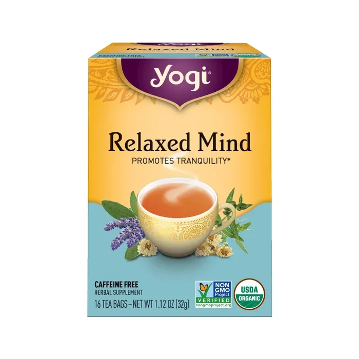 Té de yogui mente relajada 16 bolsas de té