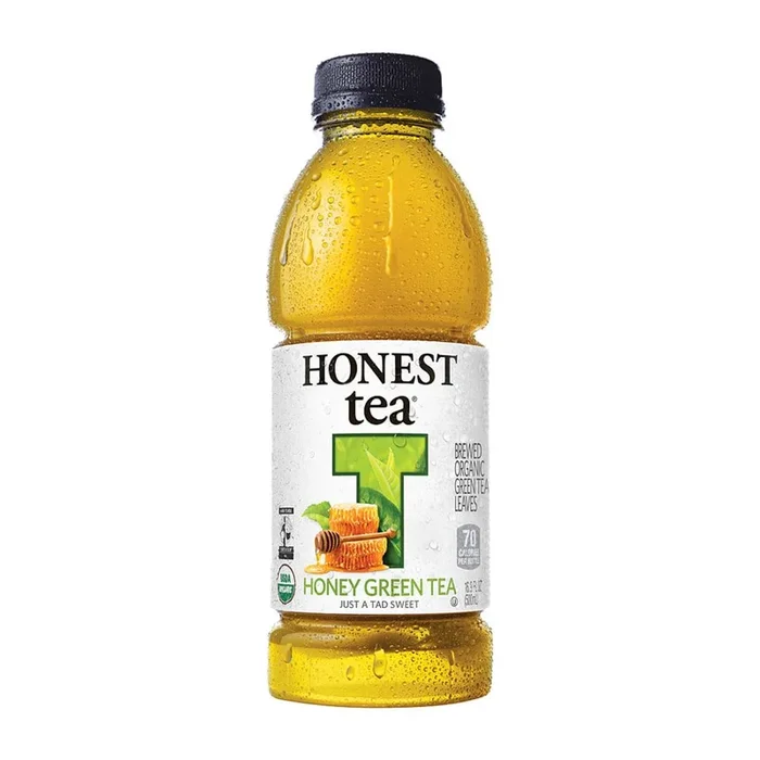 Té verde honesto de miel de té, 16.9 oz