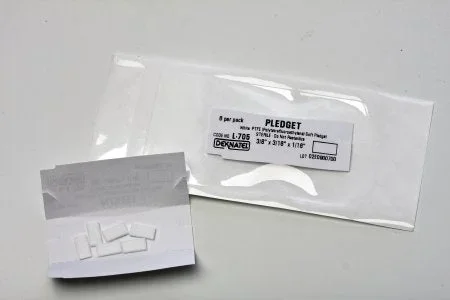 Teleflex Medical Deknatel Pledget Large, Soft, 1/16 X 3/16 X 3/8 Inch, Sterile – L-705
