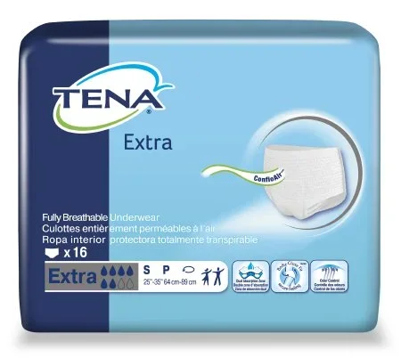 TENA Adult Absorbent Underwear Extra Pull On Disposable Heavy Absorbency