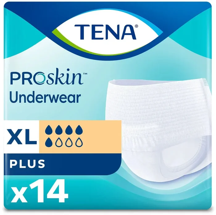 TENA ProSkin Plus Unisex Adult Absorbent Underwear
