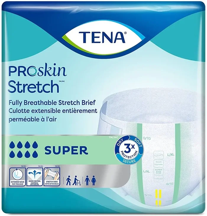 TENA ProSkin Stretch Super Briefs | Fully Breathable