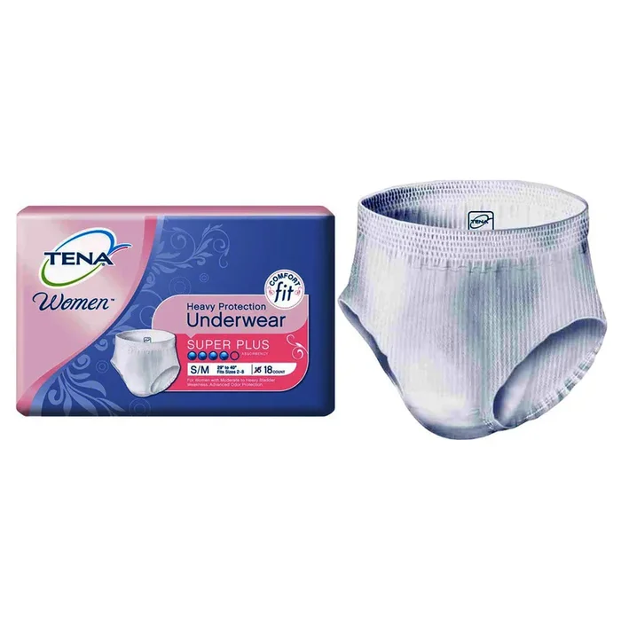 TENA Women Super Plus Protective Underwear S/M 29″ – 40″.