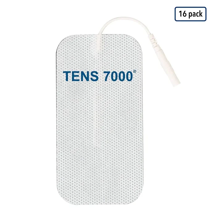 TENS 7000 Official TENS Unit Pads – 2″ x 4″ – 16 Count