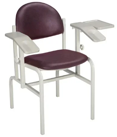 The Brewer Company Brewer 1500 Blood Drawing Chair Double Adjustable Armrests Dove Gray – 1500-SP-US413