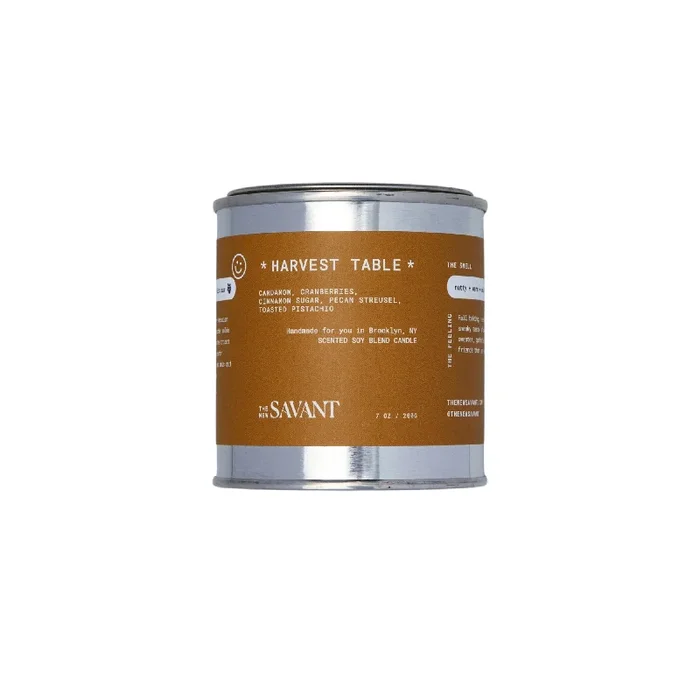 The New Savant Harvest Table Candle (7 oz) #10086904