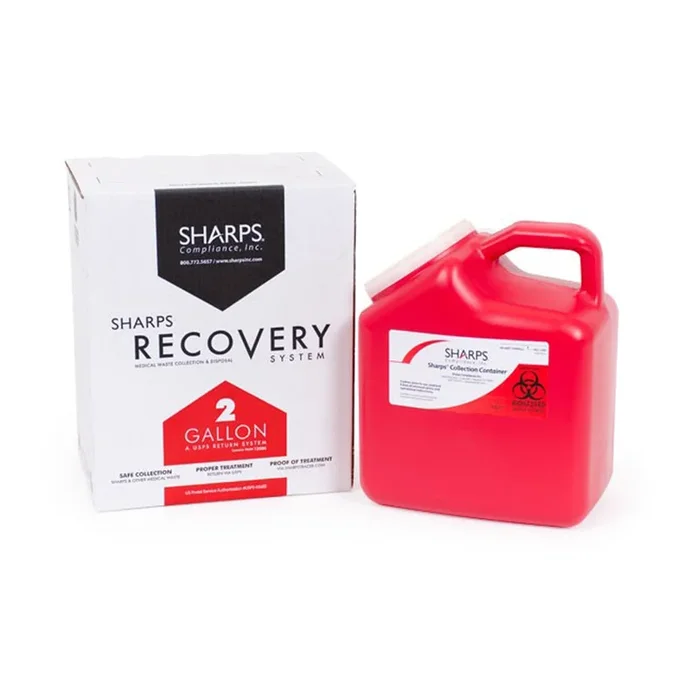 The Sharps Disposal By Mail System PRO-TEC Mailback Sharps Container