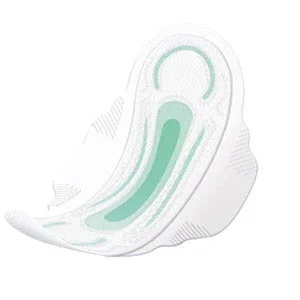 Thin Overnight Pad with Wings, 12-1/4″