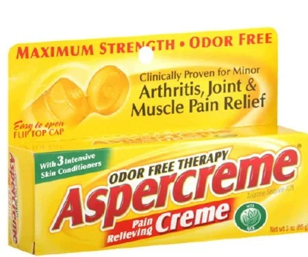 Thompson Medical Aspercreme Topical Pain Relief 10% Strength Trolamine Salicylate Cream 3 oz. – 4116705703