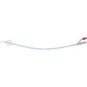 Tiemann 2-Way 100% Silicone Foley Catheter 18 Fr 5 cc