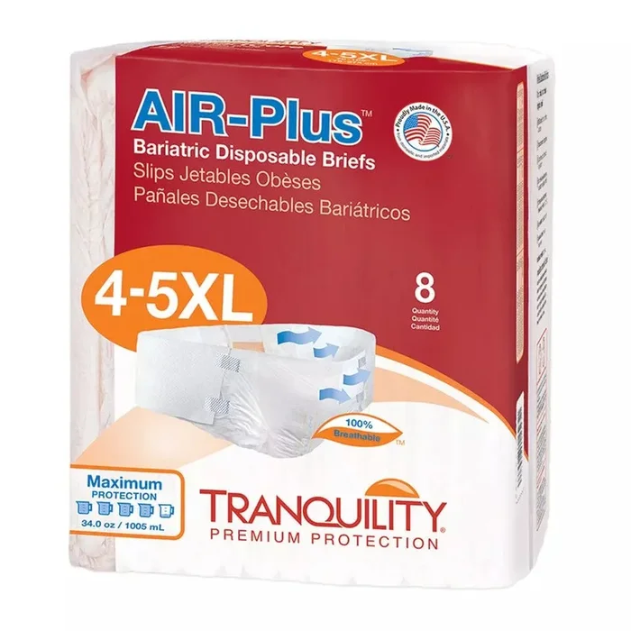 Tranquility AIR-Plus Bariatric Briefs 4XL – 5XL