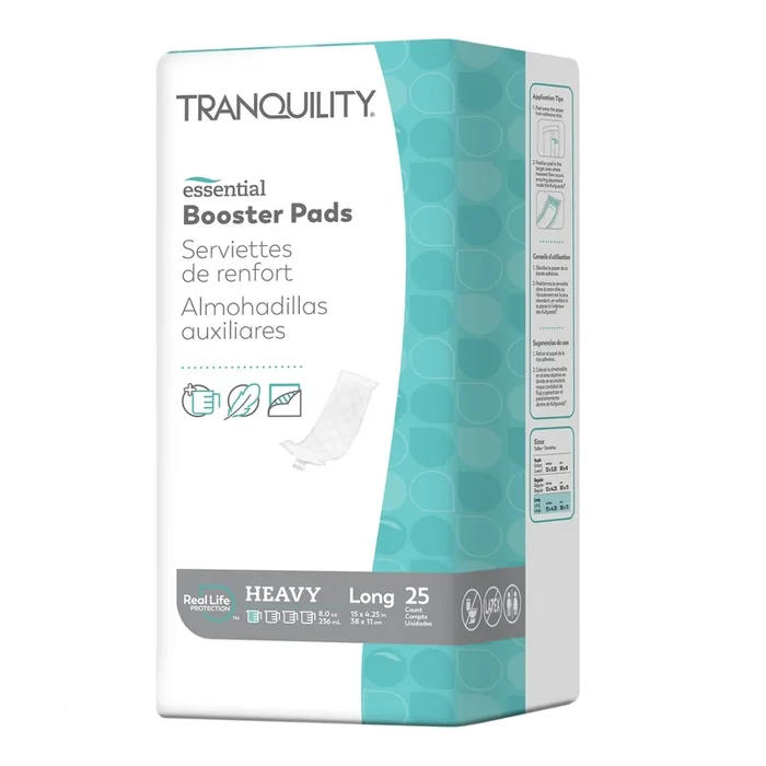 Tranquility Essential Booster Pads, Heavy Absorbency