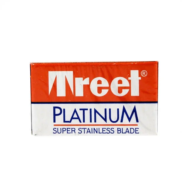 Treet Platinum Super Stainless Double-Edge Blades – 5 Pack (5 count) #10069718