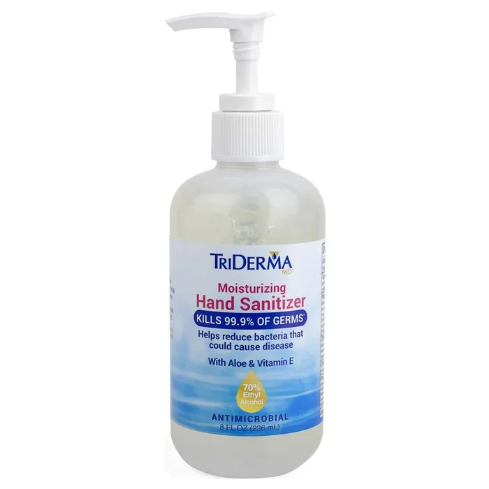 TriDerma Moisturizing Hand Sanitizer, 8 oz