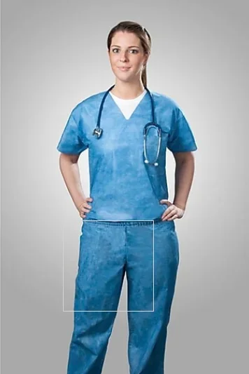 Tronex Healthcare Industries Scrub Shirt X-Large Blue 1 Pocket Short Sleeves Unisex – SMS220-35