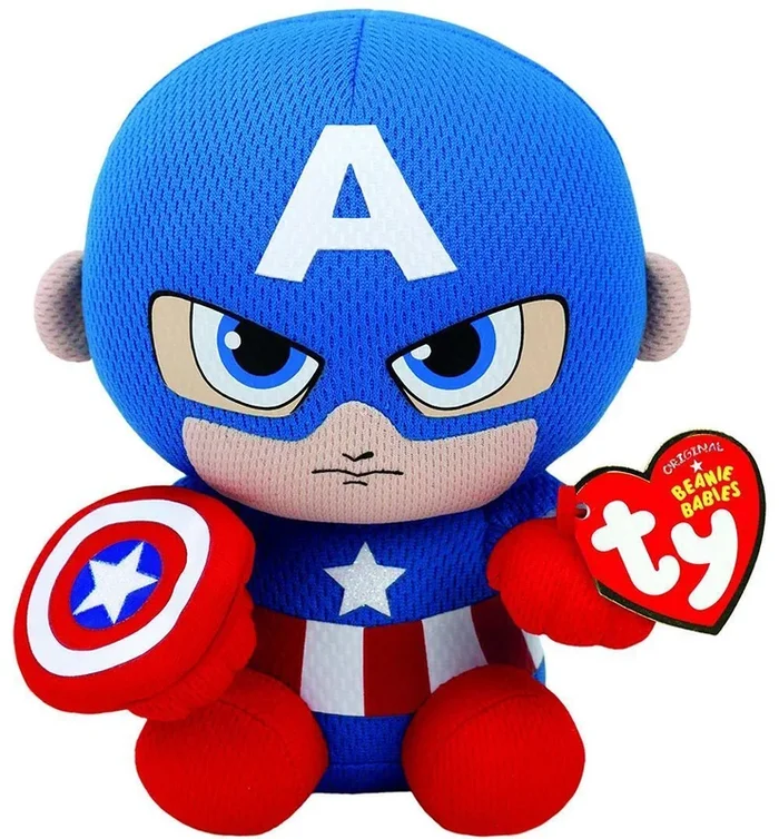Ty Beanie Babies Captain America 41189