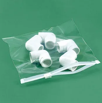 Uline Slide-Rite Slide Bar Bag 7 X 8 Inch Polyethylene Clear – S-6983