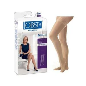 Ultrasheer 30-40 Petite Thigh-High,Med,Bge,C/Toe