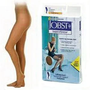 UltraSheer Supportwear Women’s Mild Compression Pantyhose Small, Silky Beige