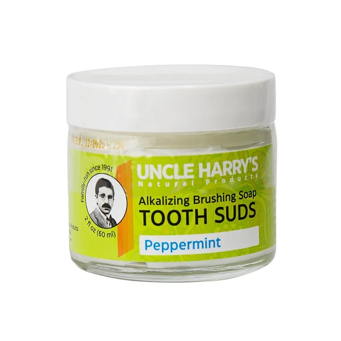 Uncle Harry’s Natural Products Peppermint Brushing Soap Tooth Suds (2 oz) #10077276