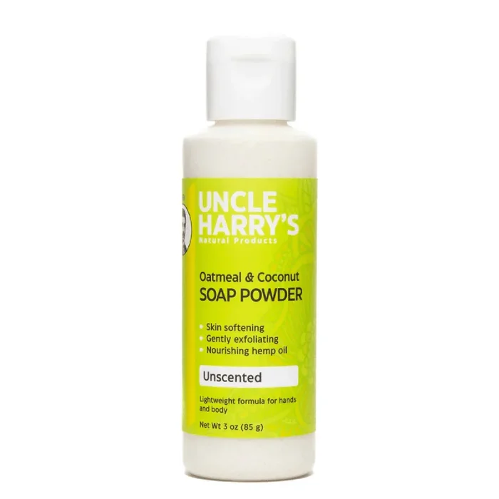 Uncle Harry’s Natural Products Unscented Oatmeal and Coconut Soap Powder (3 oz) #10089663