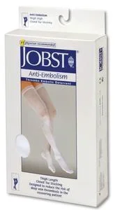 Unisex Anti-Embolism Thigh-High Seamless Elastic Stockings by BSN Jobst