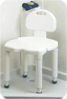 Universal Bath Bench w/Back 21″W X 18″D X 29 7/8″H