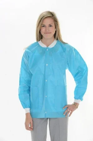 Valumax International ValuMax Extra-Safe Lab Jacket Aqua 2X-Large Long Sleeves Hip Length – 3630AQ2XL