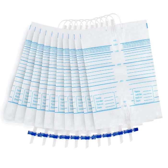 Vastmedic Reusable Urinary Drainage Bags – 2000ML (10 Pcs)