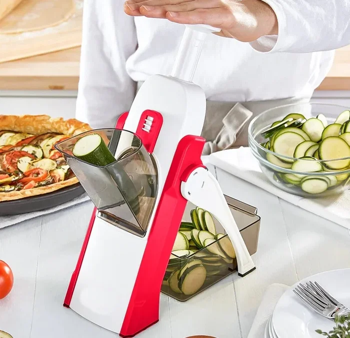 Vegetable Fruits Slicer, Kitchen Chopping Artifact, Multifunctional Safe Cutter