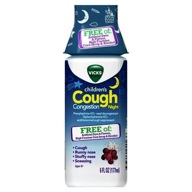 Vicks Children’s Nighttime Cough & Congestion Relief 6oz