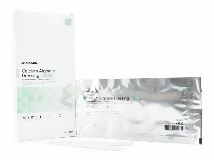 Vitale STRONG Silver Calcium Alginate Rope, 3/4″ x 12″