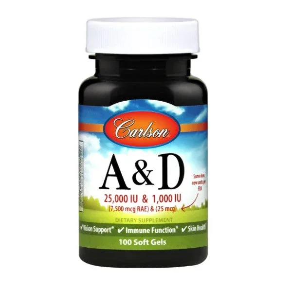 Vitamins A & D 25,000 IU + 1,000 IU