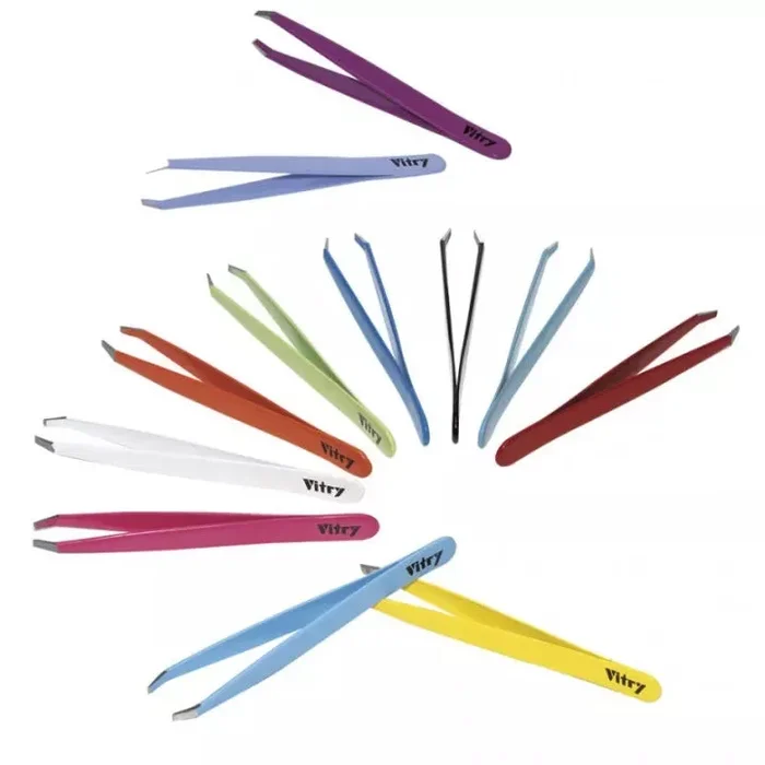 Vitry Professional Tweezer Eyebrow Crab Brown