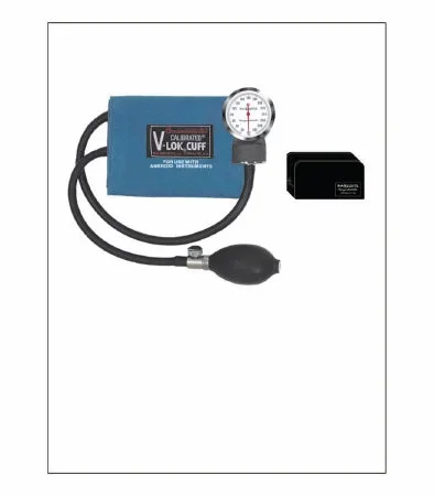 W.A. Baum Baumanometer Aneroid Sphygmomanometer Pocket Style Hand Held 2-Tube Child Size Arm – 1051