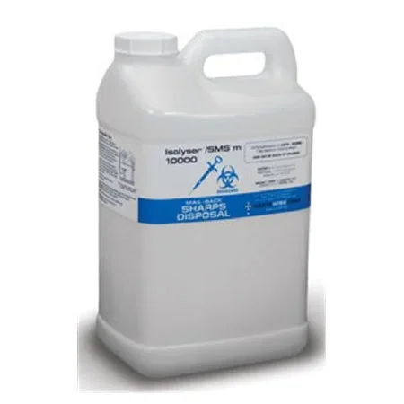 WCM Isolyser SMSm Sharps Container Mail 10 Liter – SMS10000