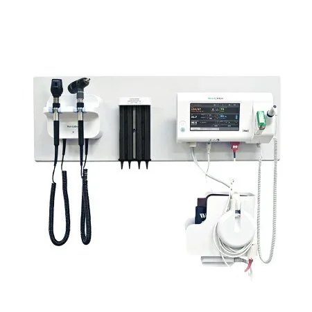 Welch Allyn Green Series 777 Integrated Wall System Wall Aneroid Sphygmomanometer, Wall Board, GS 777 Wall Transformer, Coaxial Ophthalmoscopes, Diagnostic Macroview Otoscopes, Wall Aneroid – 77792-ML