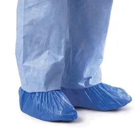 Welmed Shoe Cover Universal Knee High Non-skid Blue NonSterile – 9100-335U