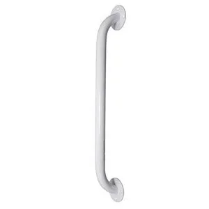 White Powder Coated Grab Bar, 24″, Retail